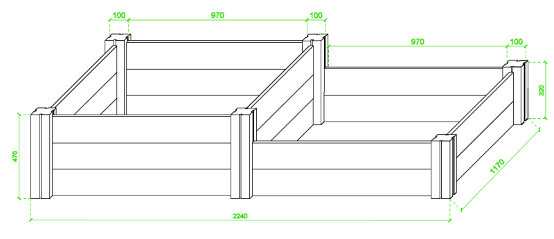 WARZYWNIK DREWNIANY TYP M