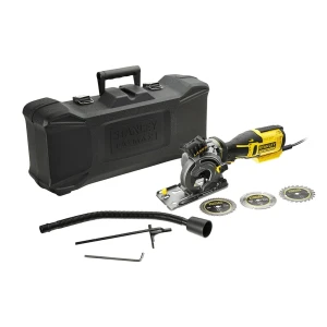 Multipilarka do cięcia 650W, średnica tarczy 89 mm, 5500 obr./min, głębokość cięcia: drewno/tworzywa sztuczne 28.5 mm, metal 3 mm, laser, 3 tarcze do cięcia, kufer