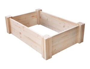 Modułowy warzywnik drewniany średni slim - Podwyższona grządka - BHS Slim 117x77x32 cm