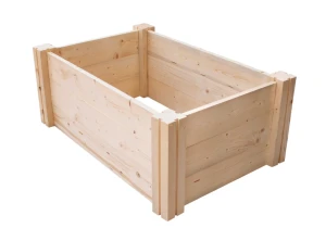 Modułowy warzywnik drewniany wysoki slim - Podwyższona grządka - BHW Slim 117x77x47 cm