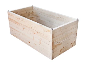 Warzywnik drewniany typ XL bardzo wysoki Slim - Podwyższona grządka - XLHBW Slim 123x63x52 cm