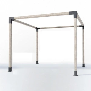 Zestaw Pojedynczy Habercube | Pergola drewniana miejska - 1252-M