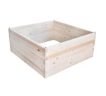Kwietnik drewniany typ XL bardzo wysoki miejski - XLHBW-M - 123 x 123 x 52 cm