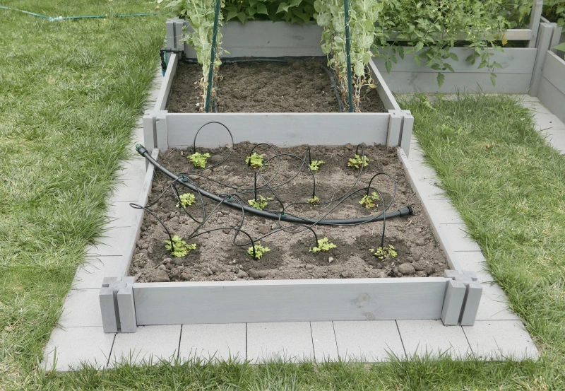 gardentechnika.pl - nawadnianie w warzywnikach drewnianych